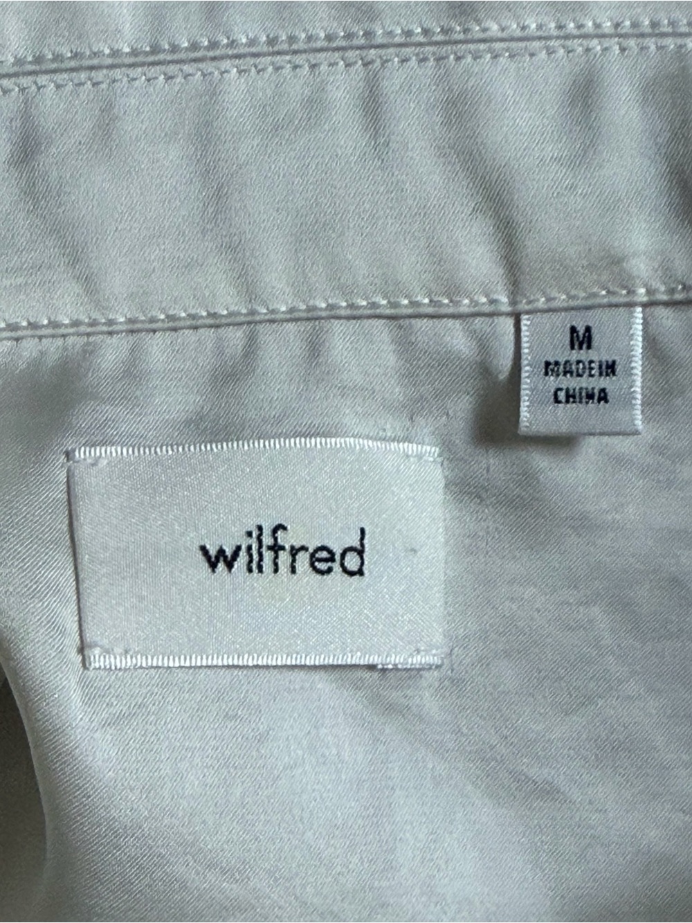 Wilfred by Aritzia Women’s White Short Sleeve Blouse – Size M - Picture 6 of 8